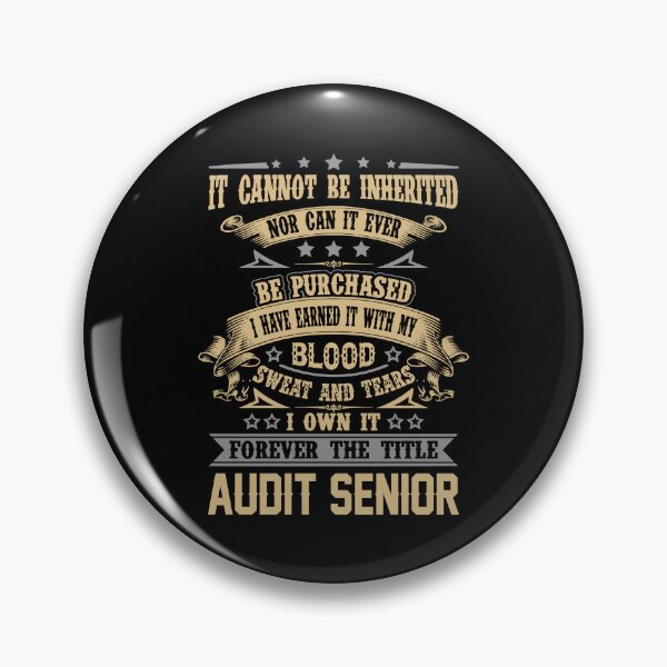 Item preview, Audit Senior T Shirt - Forever The Title Job Gift Item Tee designed and sold by celiagomez456.