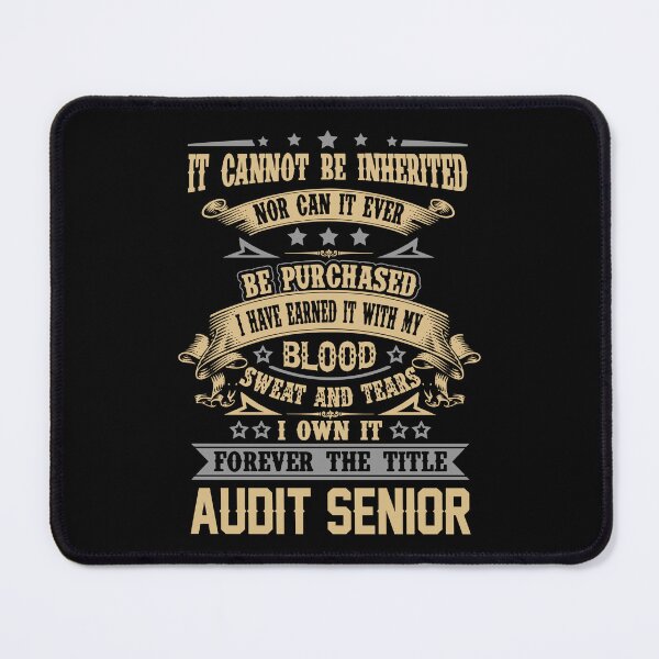 Item preview, Audit Senior T Shirt - Forever The Title Job Gift Item Tee designed and sold by celiagomez456.