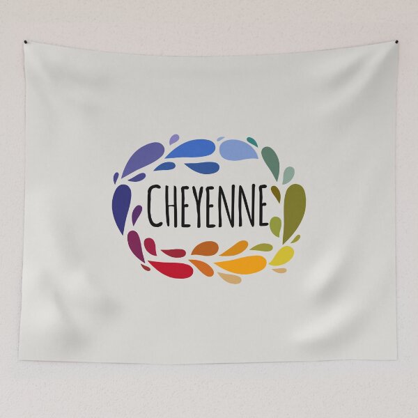 Artikelvorschau, Cheyenne-Name Niedliches buntes Geschenk mit dem Namen Cheyenne entworfen und verkauft von kindxinn.