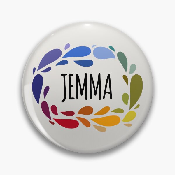 Item preview, Jemma Name Cute Colorful Gift Named Jemma designed and sold by kindxinn.