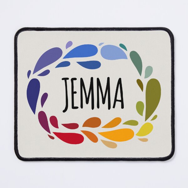 Item preview, Jemma Name Cute Colorful Gift Named Jemma designed and sold by kindxinn.