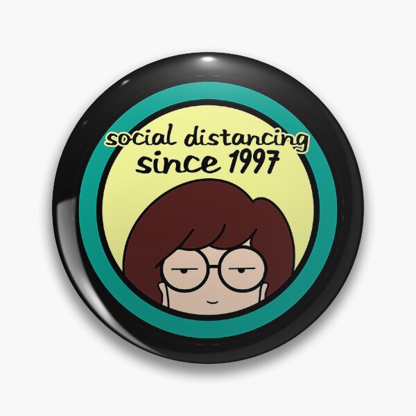 Official Daria Logo Pin Badge 
