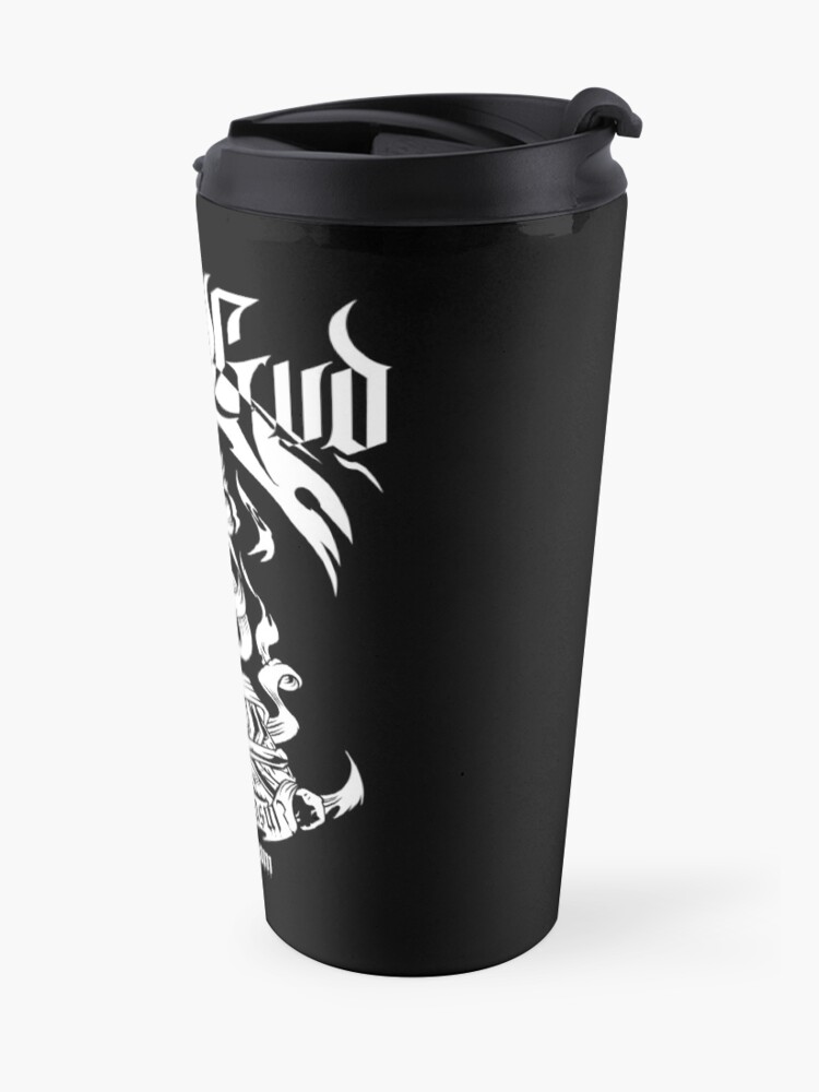 Alternate view of GIT GUD BONFIRE Travel Coffee Mug
