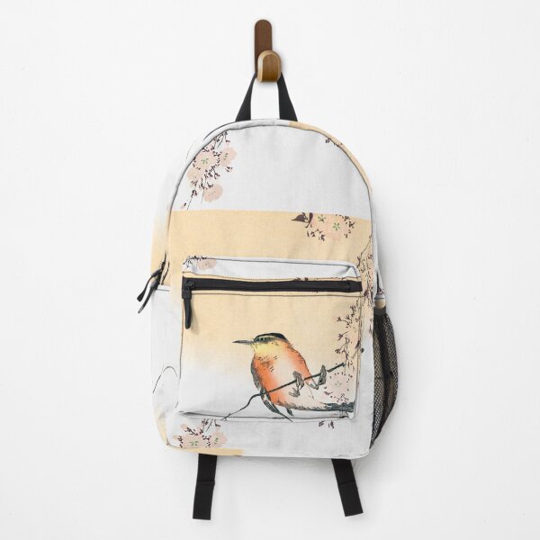 Item preview,  Japanese  Vintage Painting of Songbird and Blossoming Cherry designed and sold by Tamas Das.