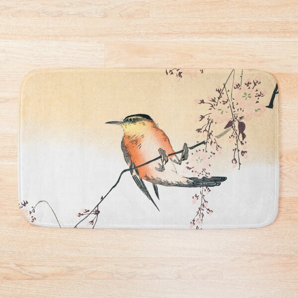 Item preview,  Japanese  Vintage Painting of Songbird and Blossoming Cherry designed and sold by Tamas Das.