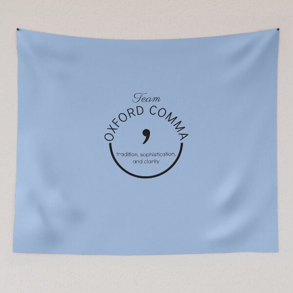 Item preview, Grammar Gift Team Oxford Comma Grammar Police Writer Editor  Sticker designed and sold by LenaDrefs.