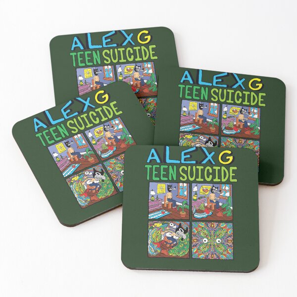 Item preview, Funny Gift (Sandy) Alex G Teen Suicide Logo Gift For Birthday   designed and sold by MKUltraFabs.