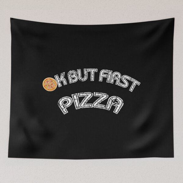 Item preview, Ok but first pizza, funny design, gift ideas, vintage products, T-Shirt designed and sold by MaryRule.