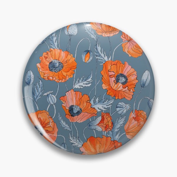 Artikelvorschau, Mohn Blumen botanische Kunst entworfen und verkauft von Ruta.