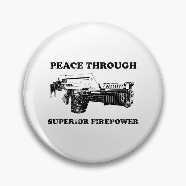 Item preview, Peace Through Superior Firepower T-Shirt designed and sold by MaryRule.