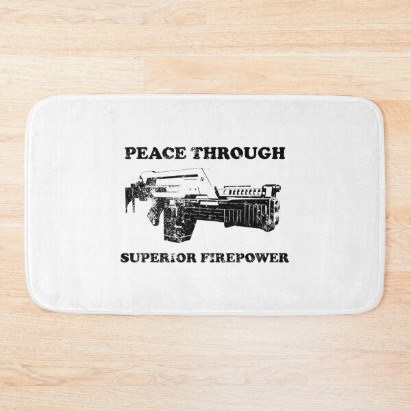 Item preview, Peace Through Superior Firepower T-Shirt designed and sold by MaryRule.