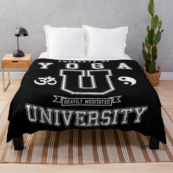 Item preview, Yoga University Heavily Meditated Vintage College Varsity designed and sold by GrandeDuc.