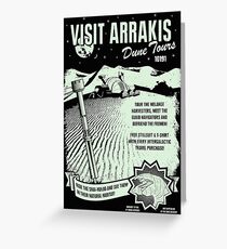 visit arrakis Greeting Card
