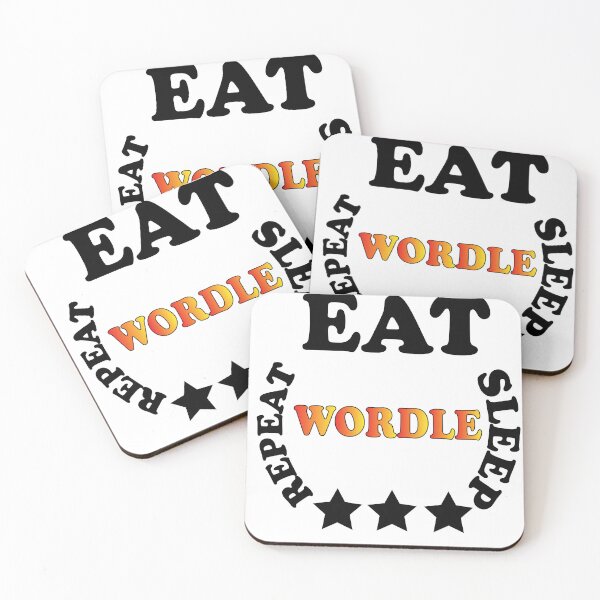Item preview, Eat Sleep Wordle Repeat designed and sold by yourstyles005.