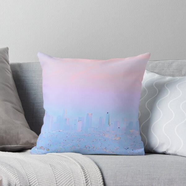 Item preview, City skyline in the pink mist designed and sold by Boho Contessa.