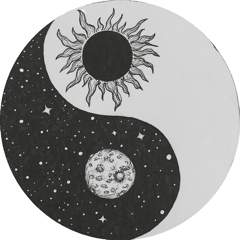 yin yang symbol sun and moon