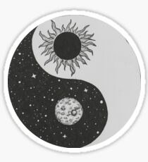 Sun & Moon Yin Yang Sticker