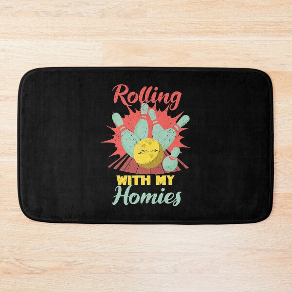 Item preview, Rolling With My Homies Bowling Vintage Funny Retro Bowlers designed and sold by Rebecca-Cruz.