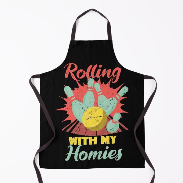 Item preview, Rolling With My Homies Bowling Vintage Funny Retro Bowlers designed and sold by Rebecca-Cruz.