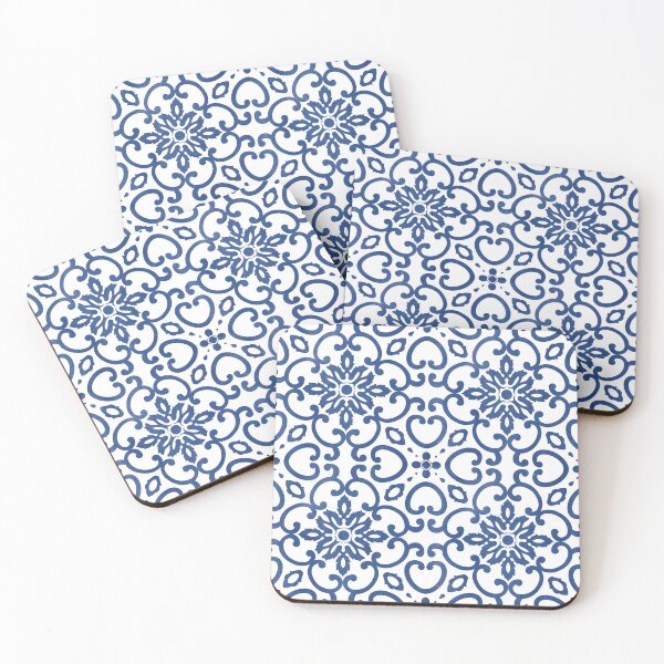 Item preview, Vintage blue pattern designed and sold by eyemilin.