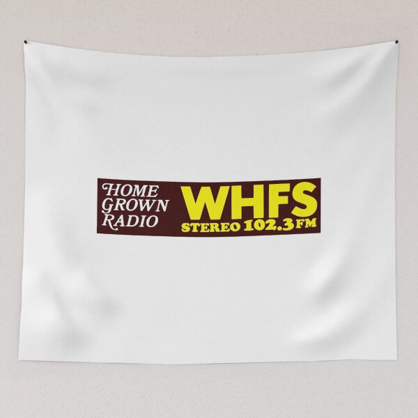 Item preview, WHFS 102.3FM Alternative Radio Station Bumper Sticker Design designed and sold by OTDise90.