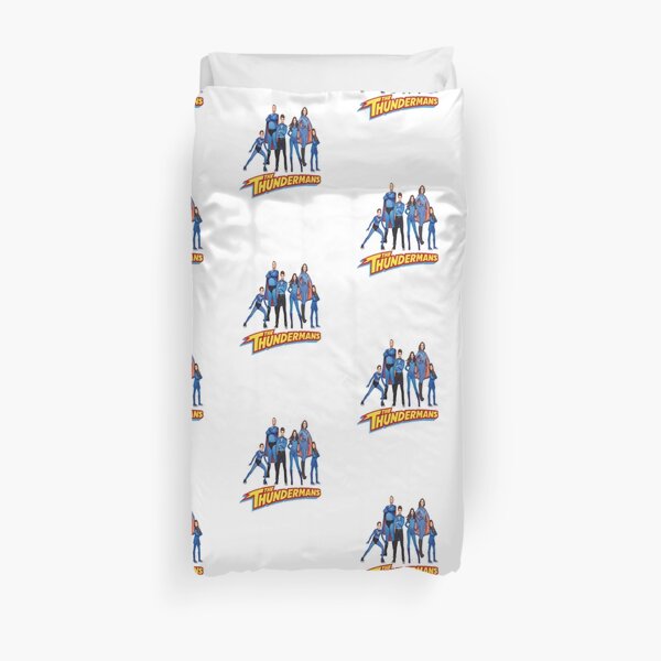 Kid Duvet Covers Redbubble - nickelodeon the thundermans are on roblox rain and chill happy