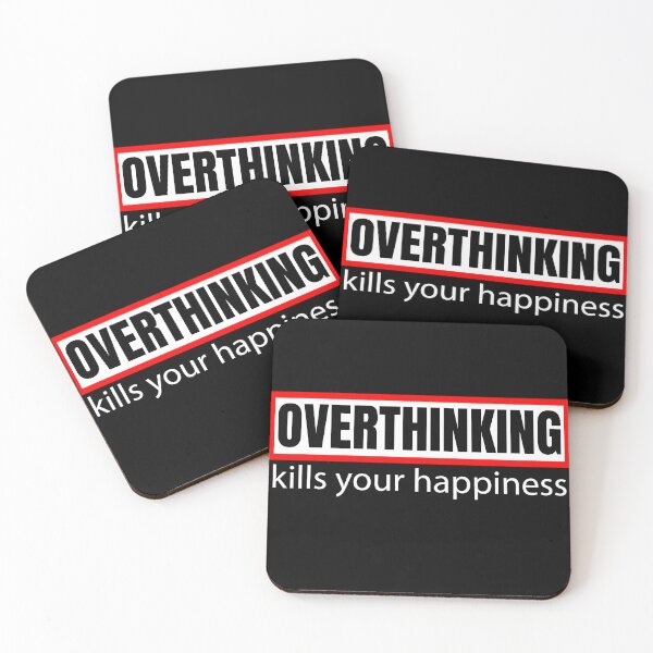 Item preview, Overthinking Kills Your Happiness designed and sold by ShopiDentistry.