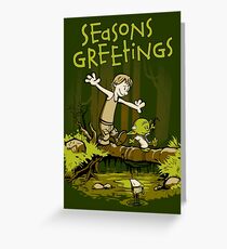 Training We Are - Seasons Greetings card Greeting Card