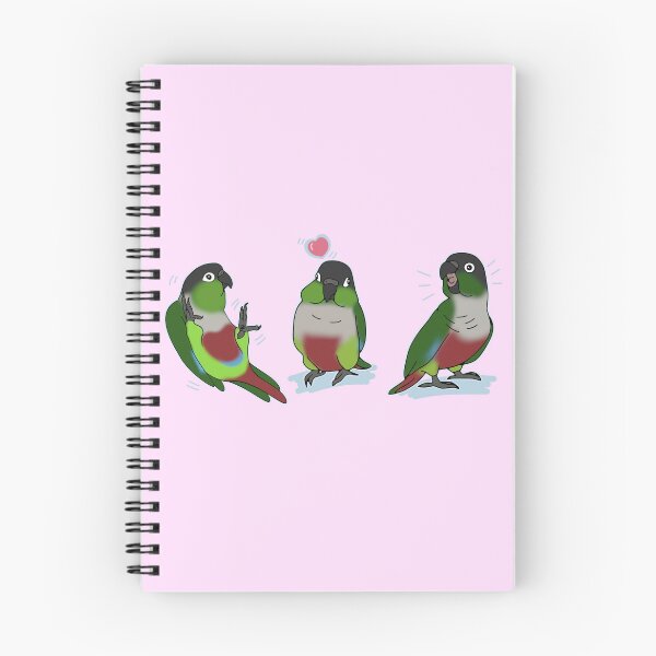 Item preview, Three Green Cheeked Conure doodles designed and sold by FandomizedRose.