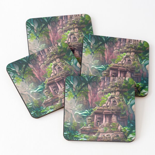 Item preview, Ancient jungle temple  designed and sold by Baneen  Alethary.