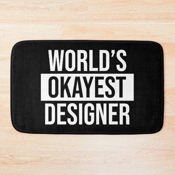 Item preview, World's Okayest Designer designed and sold by Adel Qasem.