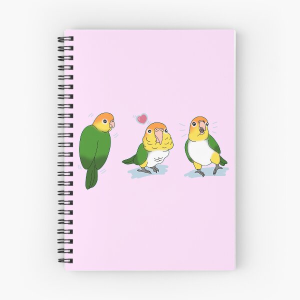 Item preview, Three White Bellied Caique doodles designed and sold by FandomizedRose.