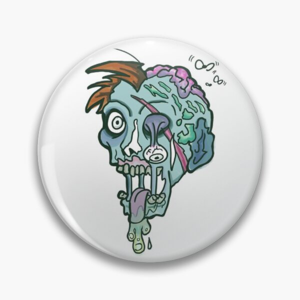 Item preview, Zombie decaying head  designed and sold by SpaceQueenKee ⭐️⭐️⭐️⭐️⭐️.
