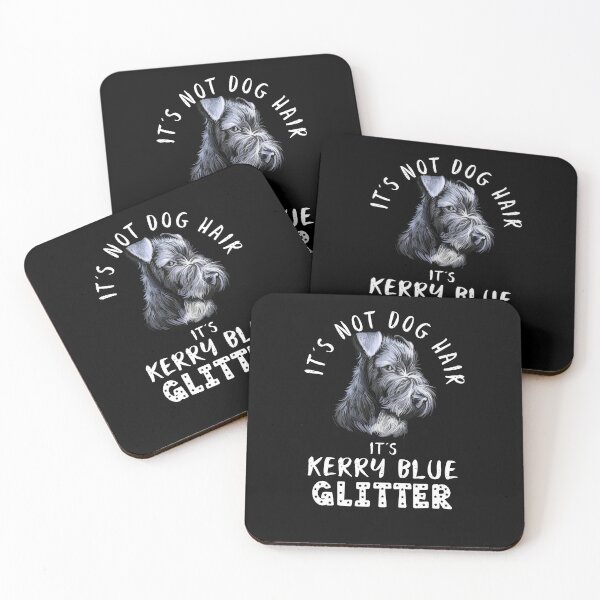 Item preview, It's not dog hair it's KERRY BLUE TERRIER glitter funny dog quote designed and sold by theshirtinator.