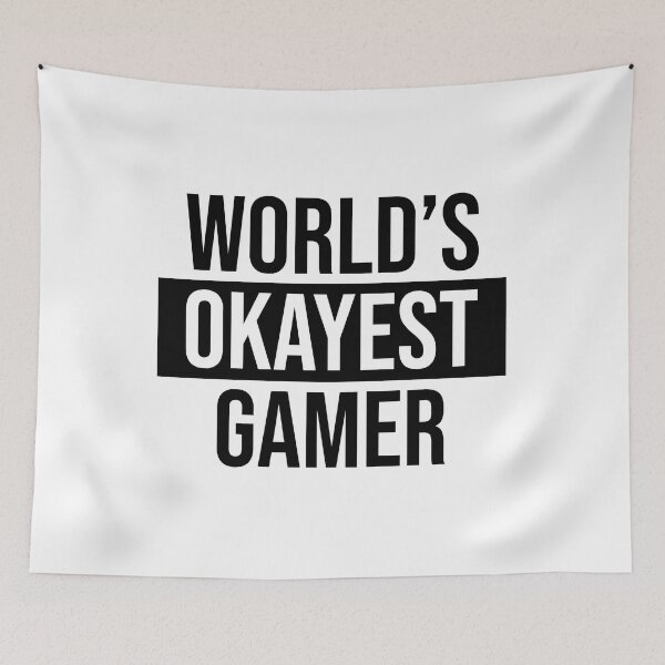 Item preview, World's Okayest Gamer designed and sold by Adel Qasem.