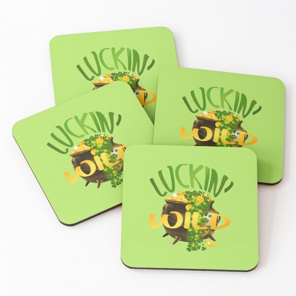 Item preview, “Luckin’ Wild” Pot of Gold (on Green) designed and sold by PawsitiveMum.