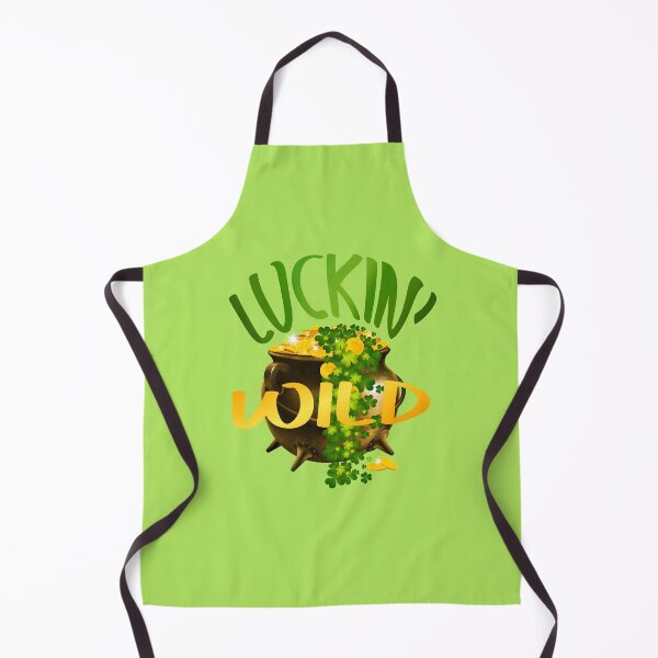 Item preview, “Luckin’ Wild” Pot of Gold (on Green) designed and sold by PawsitiveMum.