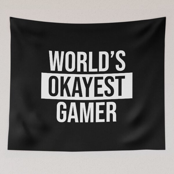 Item preview, World's Okayest Gamer designed and sold by Adel Qasem.