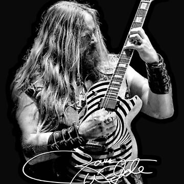 Artwork thumbnail, 07 Zakk Wylde American guitarist, singer and songwriter Classic T-Shirt by ElsaGreifeneder