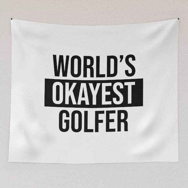Item preview, World's Okayest Golfer designed and sold by Adel Qasem.