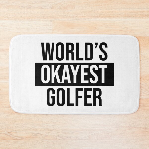 Item preview, World's Okayest Golfer designed and sold by Adel Qasem.