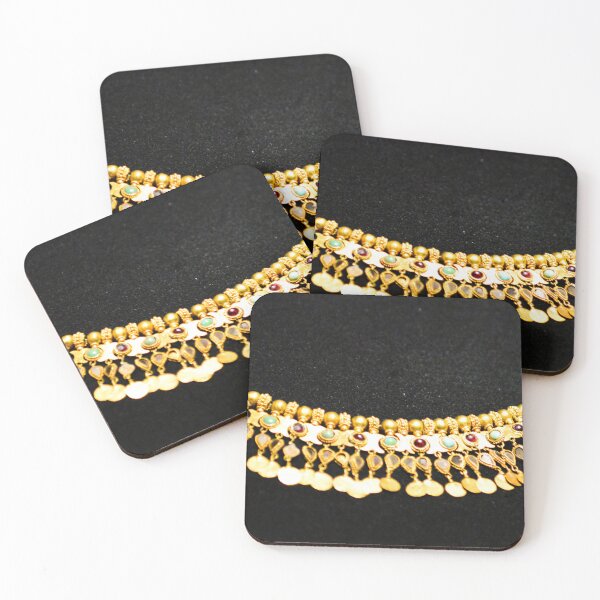 Item preview, Gold jewelry necklaces at Afghan cultural relics exhibition designed and sold by PicHuang.