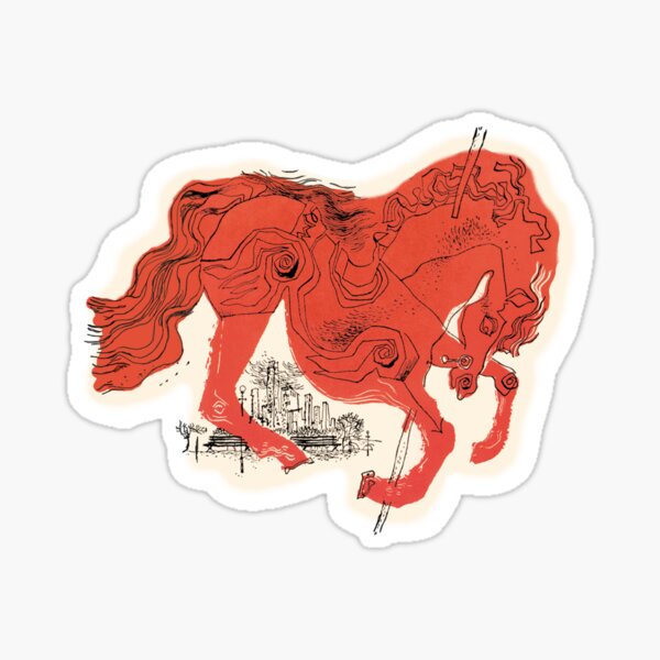 Item preview, Catcher in the Rye Horse on Fire (Small) designed and sold by HirokazuKoreeda.