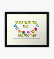 HOW BOW DAH? Framed Print