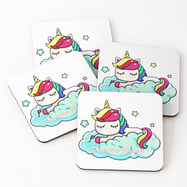 Item preview, Dreaming Unicorn Kawaii | Dreaming Unicorn For Unicorn Lovers designed and sold by Khan-Baba.
