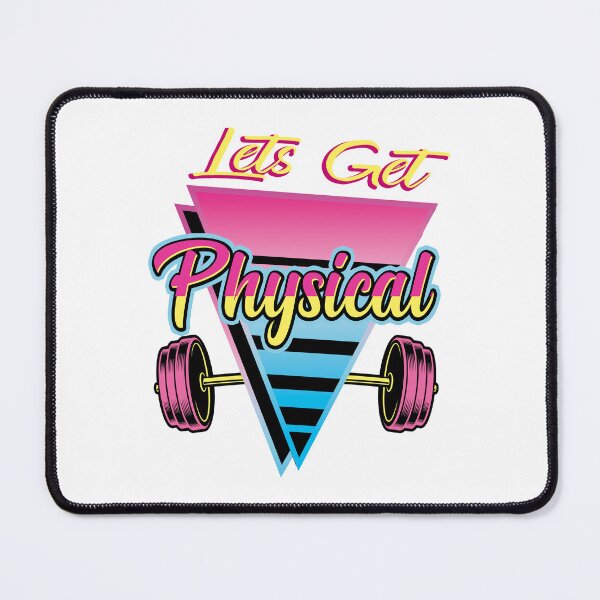 Item preview, Lets Get Physical Workout Gym Retro Gift designed and sold by SaliDesigner.