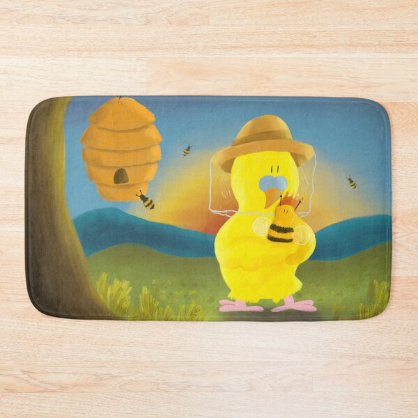 Item preview, Cute Parakeet Beekeeper - Digital Oil Painting designed and sold by HalloMolly.