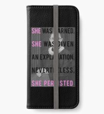 RBG "Sie beharrte" iPhone Flip-Case/Hülle/Klebefolie