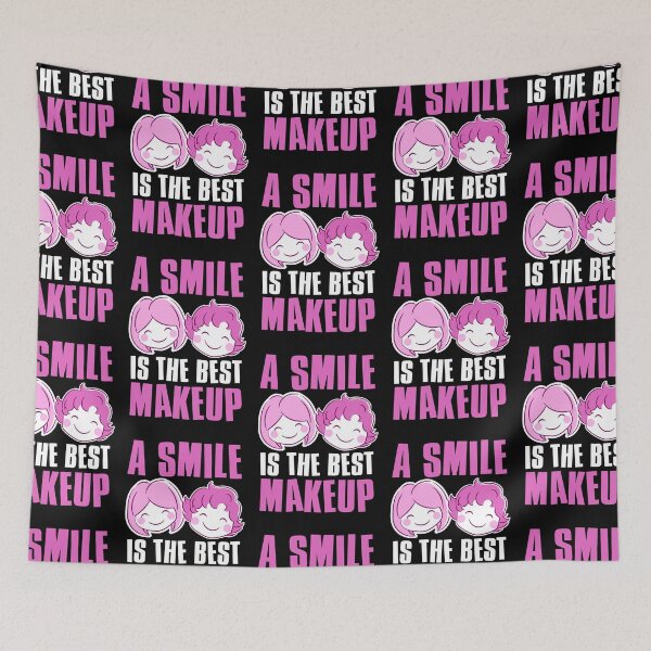 Item preview, Smile Is The Best Makeup, Women or Girls Gift Idea, Inpirational Quotes designed and sold by FNStuff.