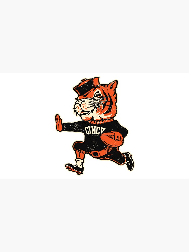 Cincinnati Bengals Mascot Ultra Cool Orange Black Background